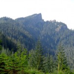 High Rock seen from beginning of hike