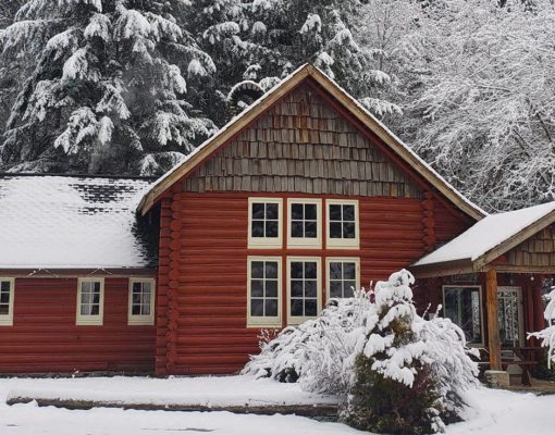Copper Creek Lodge in the winter