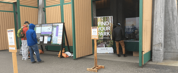 Info Station at Mount Rainier National Park