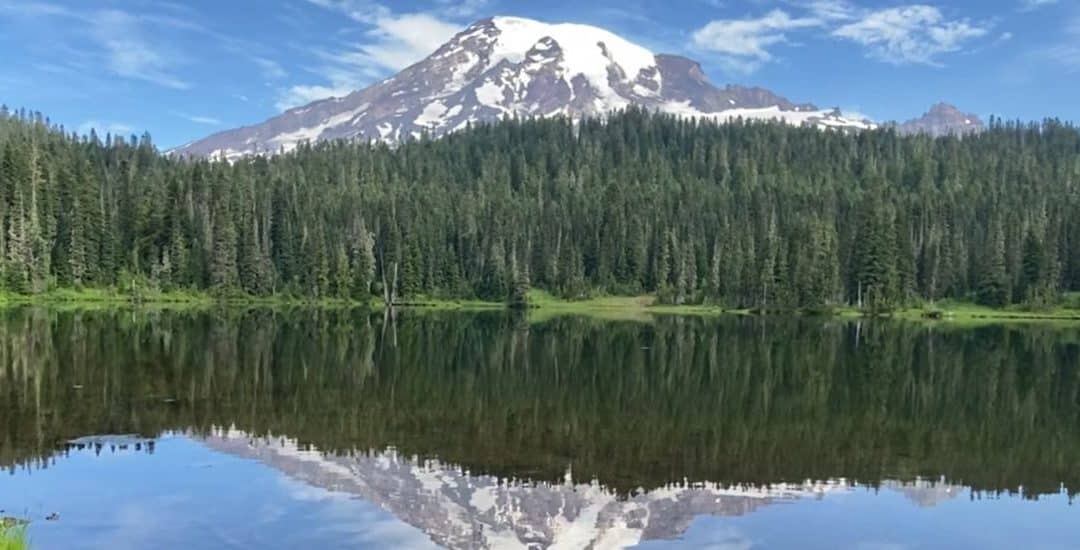 Reflection Lakes at Mount Rainier