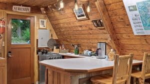 Serenity Cabin kitchen