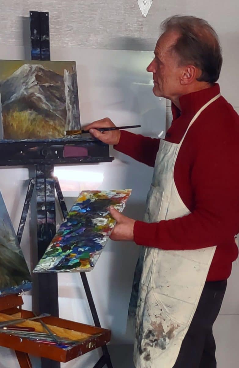 Tom Mattioli painting