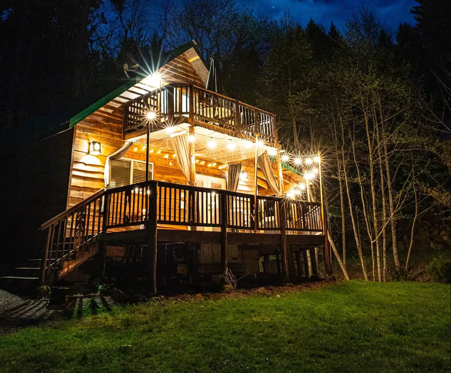 Pine Lodge Night with Moon e1675724984563