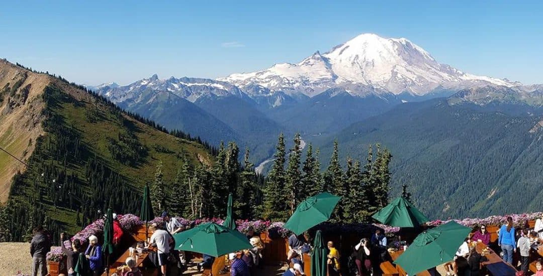 Rainier Viewpoints Outside the National Park